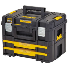 Ящик для інструментів DeWALT TSTAK 2.0 440х330х340 мм, з висувними секціями (DWST83395-1)