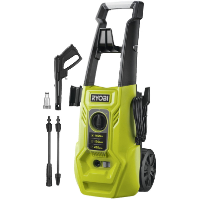 Мойка высокого давления Ryobi RY120PWA, 1600Вт, 120Бар, 420 л/час (5133005367)