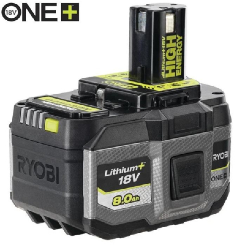 Аккумулятор к электроинструменту Ryobi ONE+ RB1880T High Energy Lithium+, 18V, 8Ah, 1.3кг (5133006264)