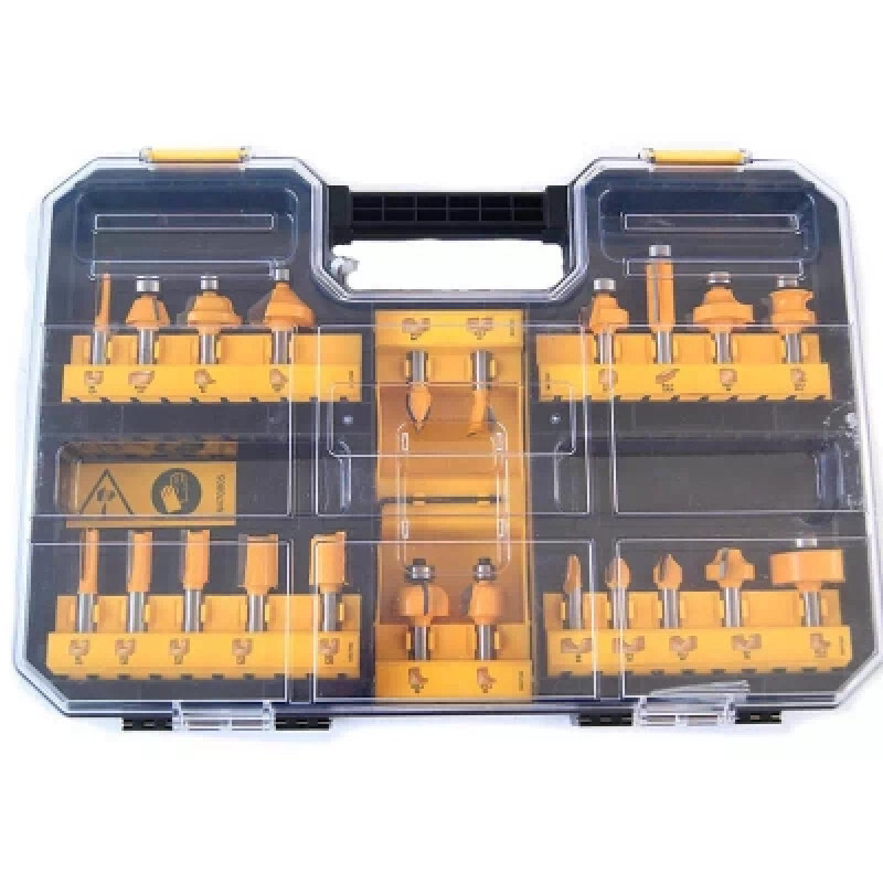 Набор фрез DeWALT диаметр хвостовика 8 мм, 22 шт. (DT90017)