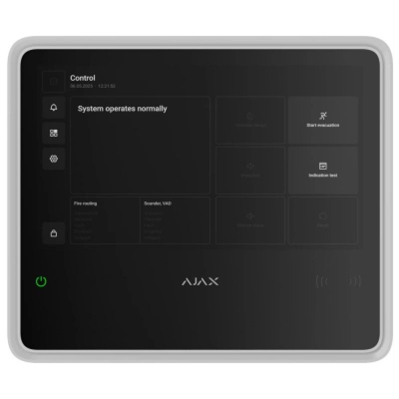 Модуль управления умным домом Ajax EN54 Fire Hub white