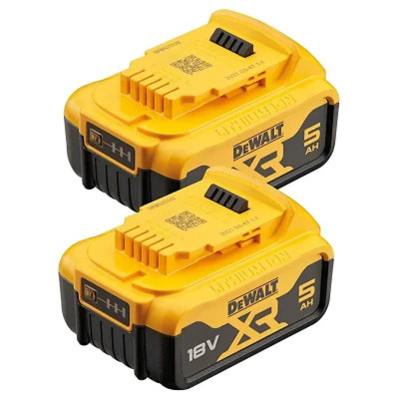 Аккумулятор к электроинструменту DeWALT 18 В XR Li-lon 5Ah, 2 шт., 1.3 кг (DCB184P2)