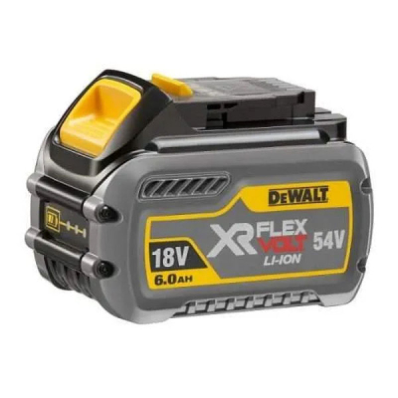 Аккумулятор к электроинструменту DeWALT 18 В/54 В, 6 Ач/2 Ач, время зарядки 60 мин, вес 1.06 кг (DCB546)