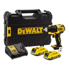 Шуруповерт DeWALT XR Li-Ion 18 В, 65 Нм, 2 АКБ + ЗУ, кейс (DCD708D2T)