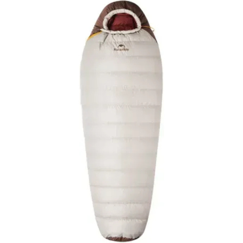 Спальный мешок Naturehike з натуральним пухом Snowbird CNK2550WS014, L, коричневий 400 г (6927595784464)
