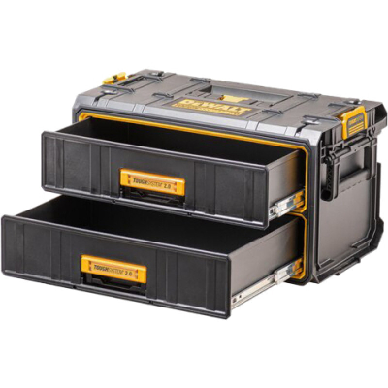 Ящик для инструментов DeWALT TOUGHSYSTEM 2.0, 555х320х320 мм, модуль на 2 ящика (DWST83529-1)