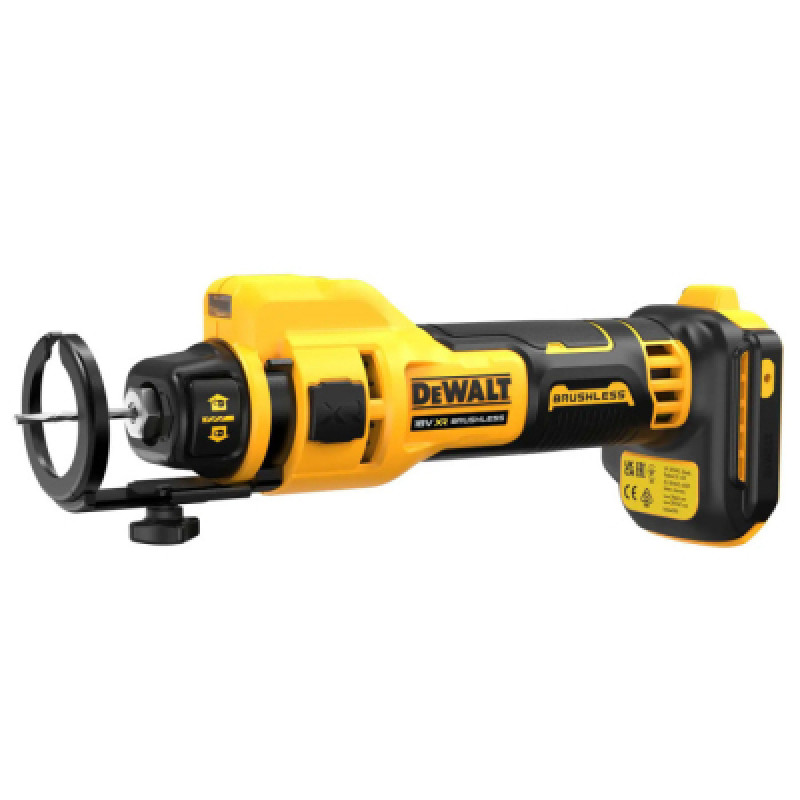 Фрезер DeWALT 18V, XR Li-Ion, 26000об/хв, цанга 3.2-6.4мм, 0.79кг (без АКБ та ЗП) (DCE555N)
