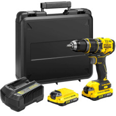 Шуруповерт Stanley эFatMax ударный, Li-lon 18В, 2.0 Ач, 80 Нм, 0-600 / 2100 об/мин, (SFMCD721D2K)