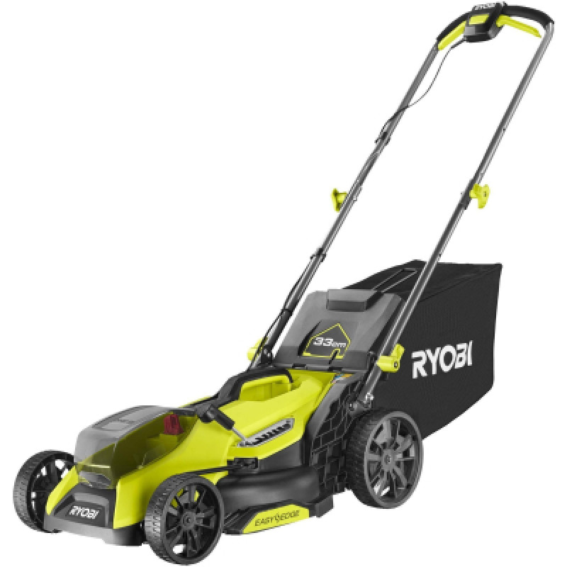 Газонокосилка Ryobi ONE+ HP RY18LMX33A-0 18V, 33см, 30л, 25-90мм, 9.3кг (без АКБ и ЗУ) (5133006286)