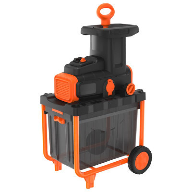 Садовый измельчитель Black&Decker 2.8 кВт, макс. 45 мм, фреза, 45 л (BEGAS5800)