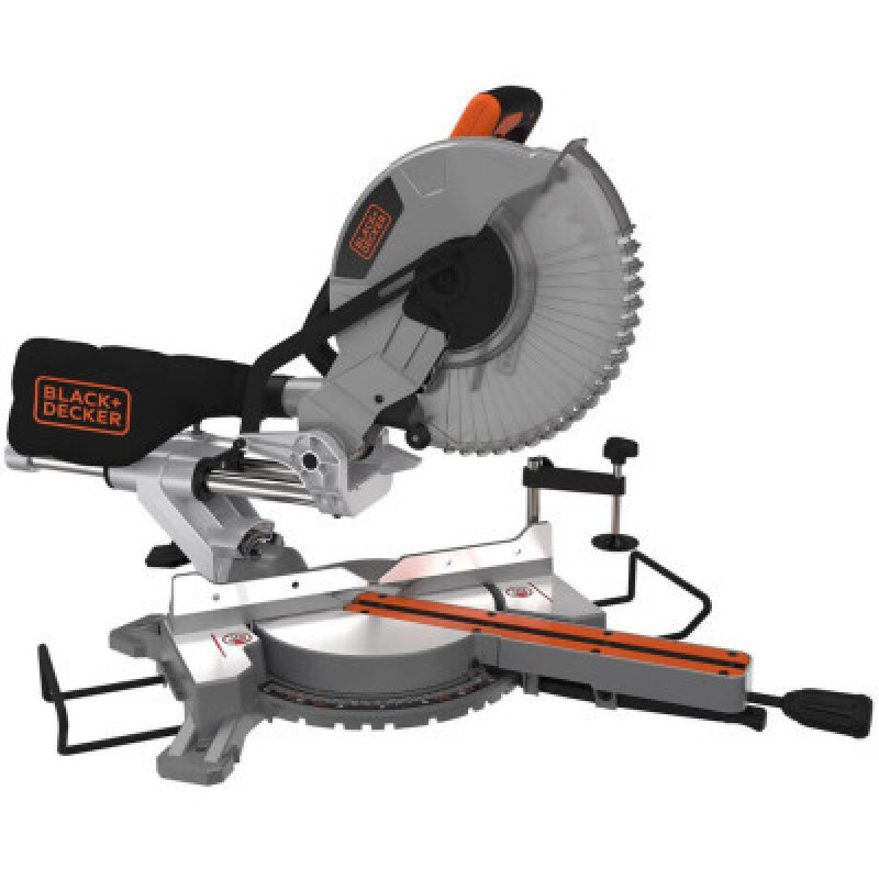 Торцовочная пила Black&Decker 2100 Вт, диск 254х30 мм, 5000 об/мин, XPS, вес 18.5 кг (BES710)
