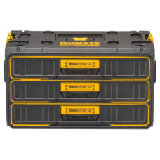 Ящик для інструментів DeWALT TOUGHSYSTEM 2.0, 555х355х305 мм., модуль на 3 ящики (DWST08330-1)