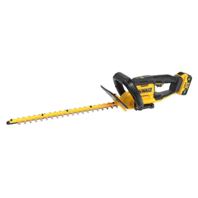 Кусторез DeWALT аккумуляторный, 18V, нож 55 см, до 19 мм, 5Ah (DCMHT562P1)