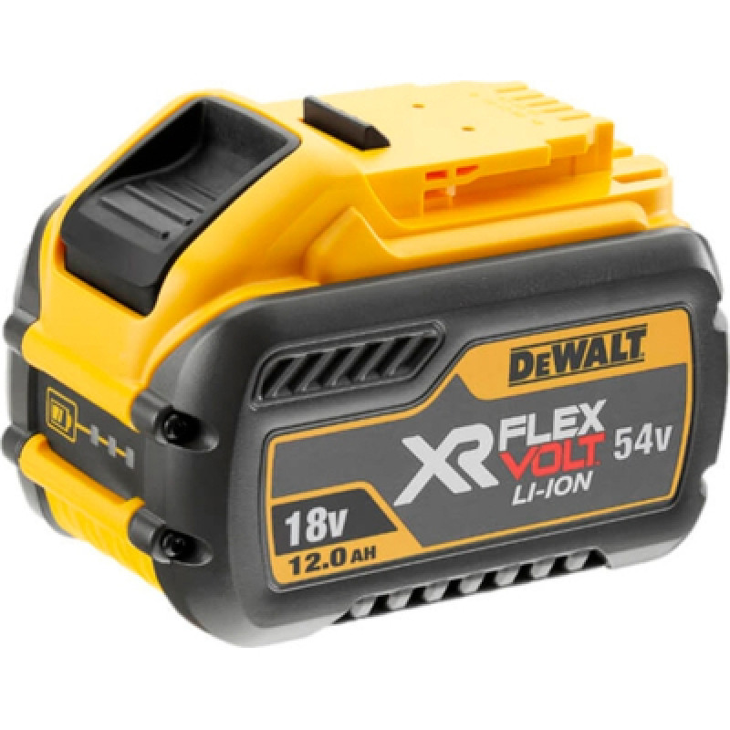 Аккумулятор к электроинструменту DeWALT 18 В/54 В, 12Ah/4Ah, время зарядки 120 мин (DCB548)