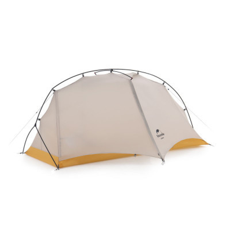 Палатка Naturehike надлегкий одномісний NH21ZP003 сіро-жовтий (6927595775424)