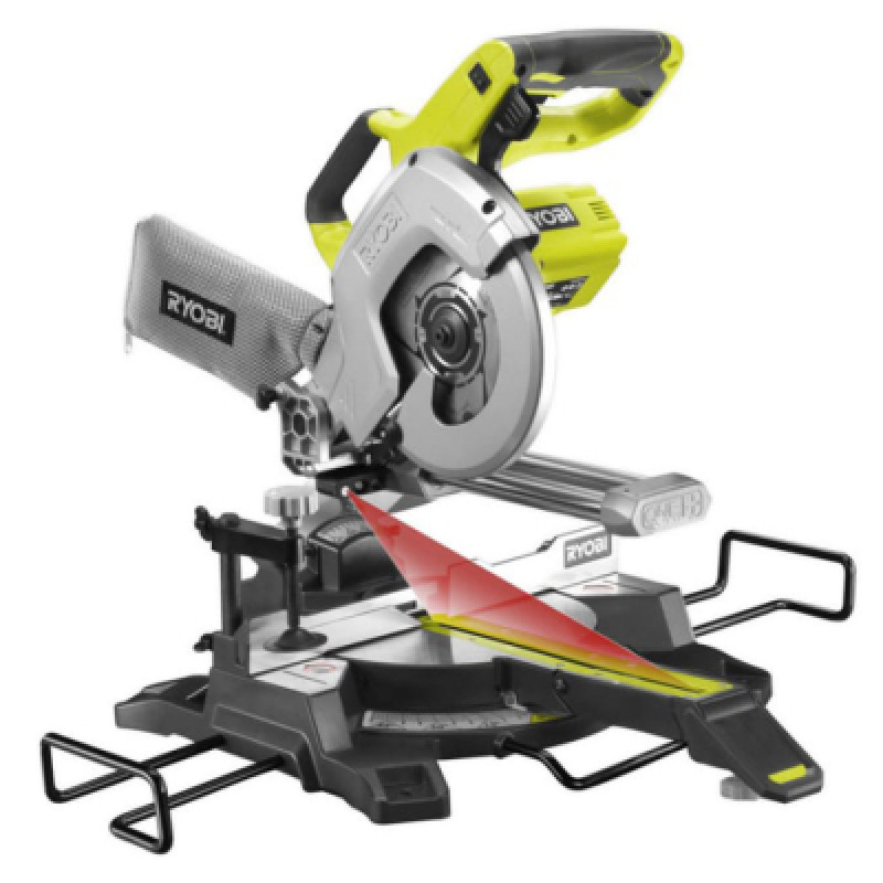 Торцовочная пила Ryobi ONE+ R18MS216-0 18V, 216мм, лазер (без АКБ и ЗУ) (5133003597)