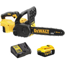 Цепная пила DeWALT 18 В, 5 Ач, шина 30 см, цепь OREGON 3/8 (DCM565P1)