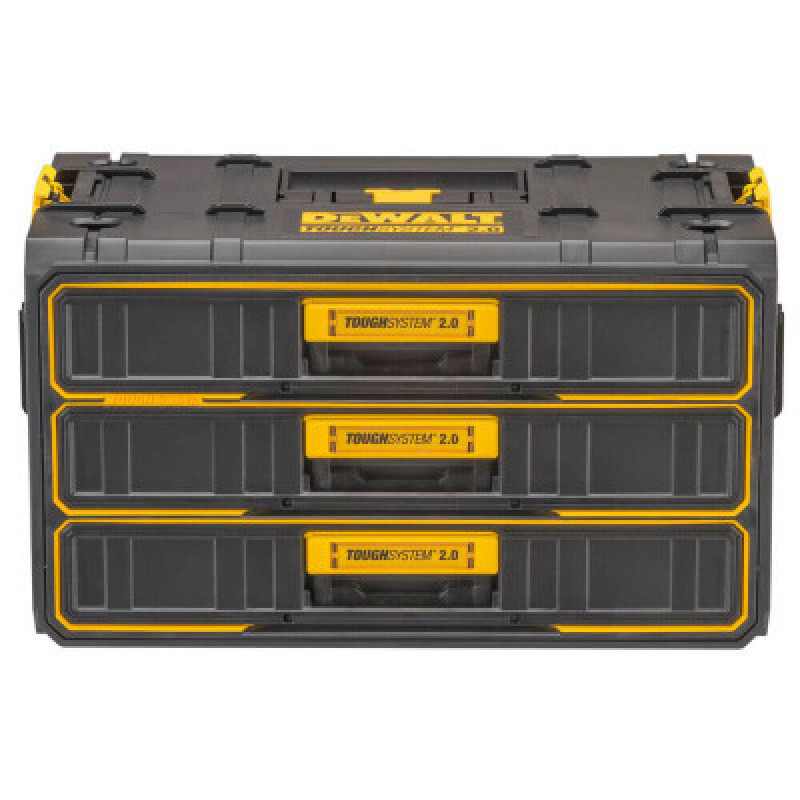 Ящик для инструментов DeWALT TOUGHSYSTEM 2.0, 555х355х305 мм., модуль на 3 ящика (DWST08330-1)