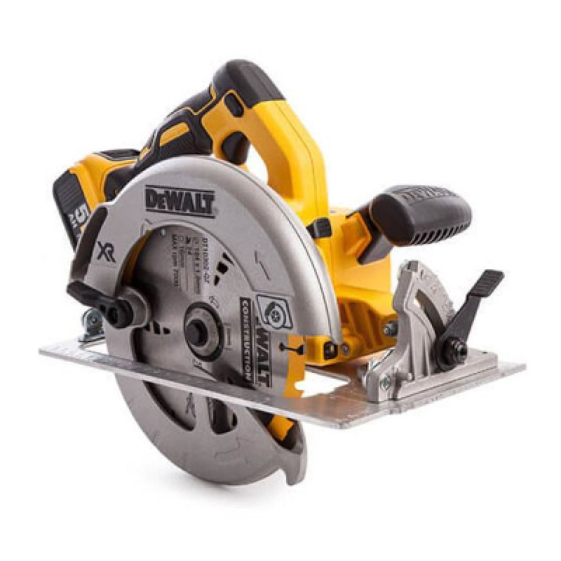 Дисковая пила DeWALT 18В XR Li-Ion, диск 184х16 мм, 3.6 кг, 2x5Ah, кейс TSTAK (DCS570P2)