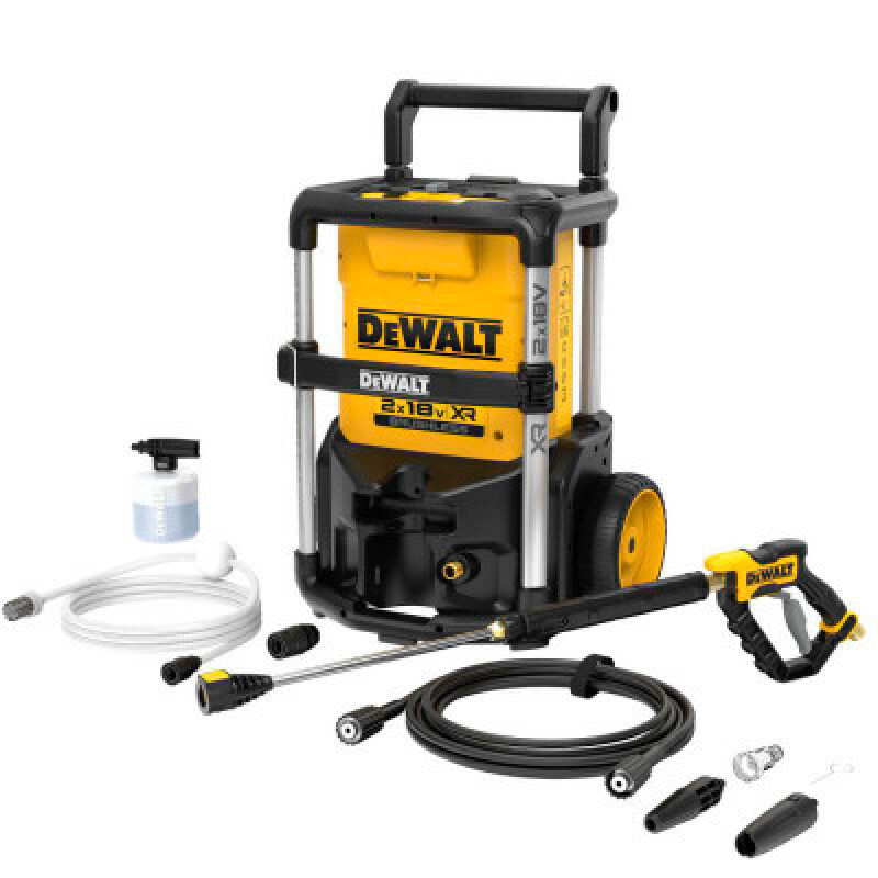 Мойка высокого давления DeWALT XR Li-Ion, 165 бар, шланг 6 м (без АКБ и ЗУ) (DCMPW1600N)