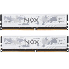 Модуль пам'яті для комп'ютера DDR5 32GB (2x16GB) 5600 MHz NOX White Apacer (AH5U32G56C522MWAA-2)