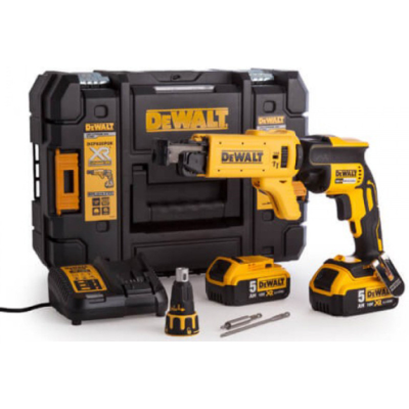 Шуруповерт DeWALT 18V XR Li-Ion, бесщеточный, 30/5 Нм, 4400 об/мин, кейс (DCF620P2K)