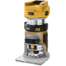 Фрезер DeWALT 18В XR Li-lon, бесщёточный, 16000-25500 об/мин, цанга 6-8 мм (без АКБ и ЗУ) (DCW600N)