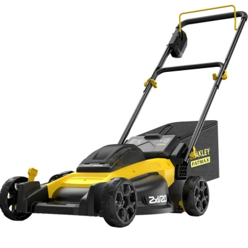 Газонокосилка Stanley FatMax аккумуляторная 20 В, 2 Ач, 51 см, 2 АКБ и ЗУ (SFMCMW2651M)