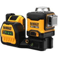 Лазерний нівелір DeWALT лінійний 10.8/12/18В XR Li-Ion, зелений промінь, 1x2Ah 18V, TSTAK (DCE089D1G18)