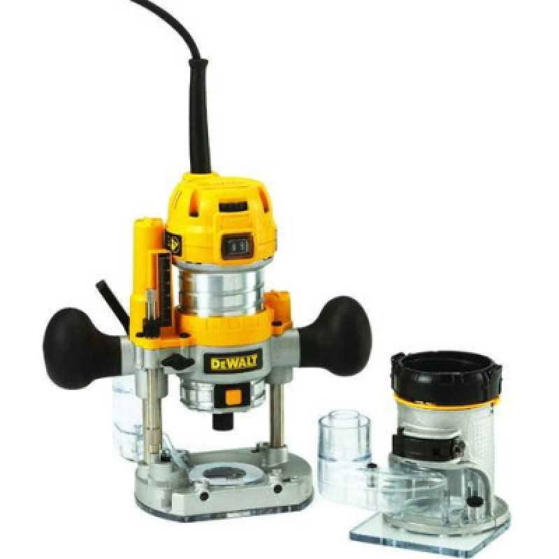 Фрезер DeWALT 900 Вт, 16000 - 27000 об/мин, цанга 8 мм, 6.4 кг, кейс (D26204K)