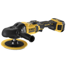 Шліфувальна машина DeWALT полірувальна, 18В XR Li-Ion, 800 - 2200 об/хв, 2x5Ah (DCM849P2)