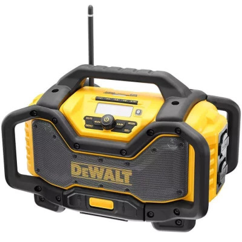 Зарядное устройство для аккумуляторов инструмента DeWALT с радиоприемником 18V, 54V XR, время зарядки 140 мин, вес 7.2 кг (DCR027)
