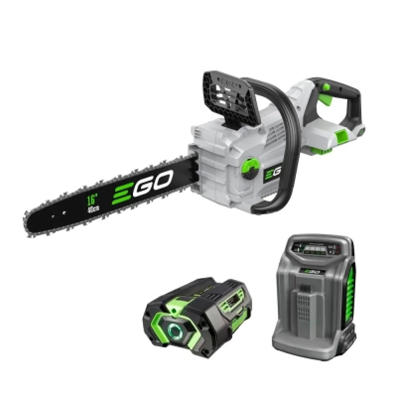 Цепная пила EGO CS1614E KIT, 56В, шина 40см, 56лан, 3/8P, 1,1мм, акум. 5Ah + ЗП (0140042003)