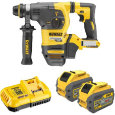 Перфоратор DeWALT бесщёточный, SDS-Plus, 54 В, 3.5 Дж, 3 реж. кейс (DCH333X2)