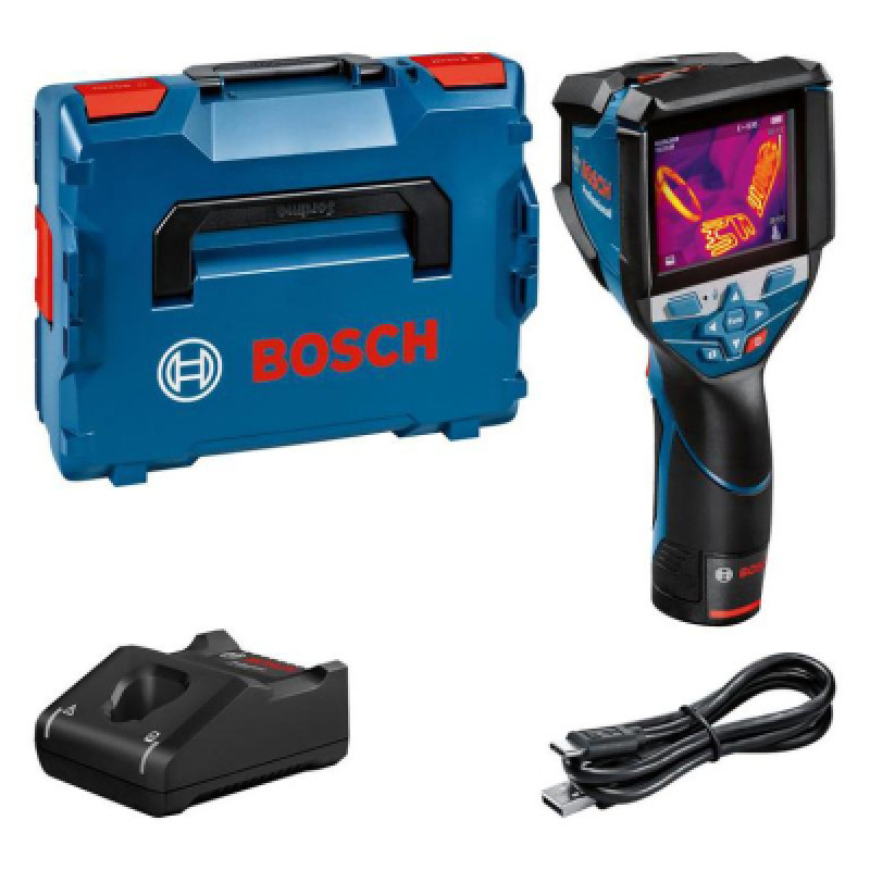 Тепловизор Bosch GTC 600 C + L-boxx -10C до +600C, 12В, 2,0 C, IP 54, 0.6 кг (0.601.083.500)