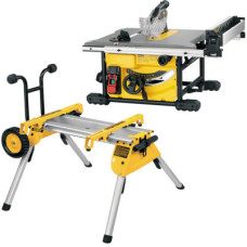 Верстат DeWALT пиляльний, 1850 Вт, 5800 об/хв, 210х30 мм, + стіл DE7400 (DWE7485RS)