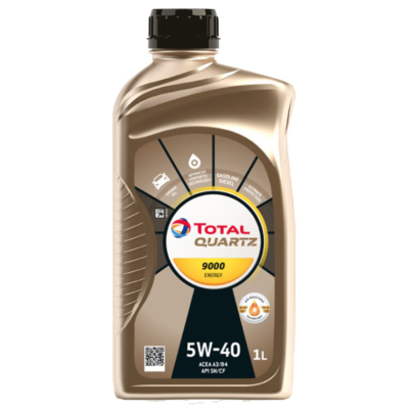 Моторное масло Total QUARTZ 9000 ENERGY 5W-40 1л (TL 216599)