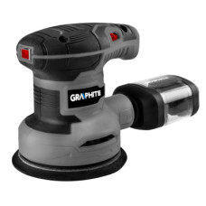 Шліфувальна машина Graphite ексцентрикова 300W, 125мм, 7000-13000об/хв (59G348)