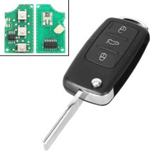 Ключ зажигания, чип ID48 1J0959753DA, 3 кнопки, для Volkswagen, Seat, Skoda