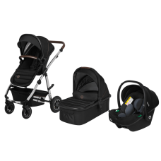 Універсальна коляска 3 в 1 Lionelo AMBER BLACK SILVER