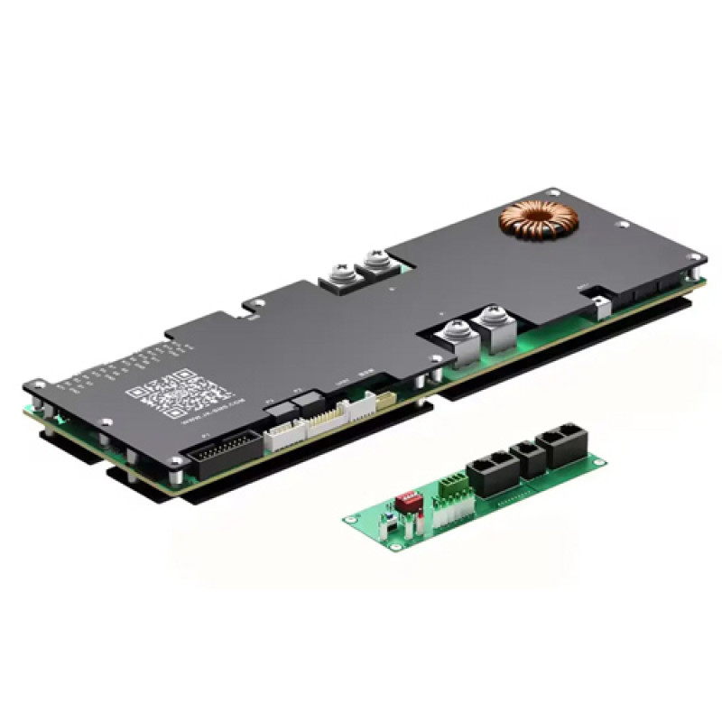BMS контроллер JK-PB2A16S20P 8-16S 200А 24-48В активный балансир 2А Bluetooth