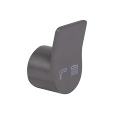 Ручка переключателя режимов Qtap (27,1x45,5x27,4) для душевой системы Presto Graphite QTPRE271455274GRP50517