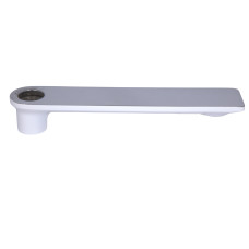 Излив Qtap (42x36,7x227) для душевой системы Presto Chrome/White QTPRE42367227CRW50527
