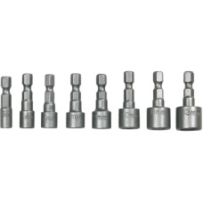 Набір головок Topex 1/4", 8 шт (39D387)