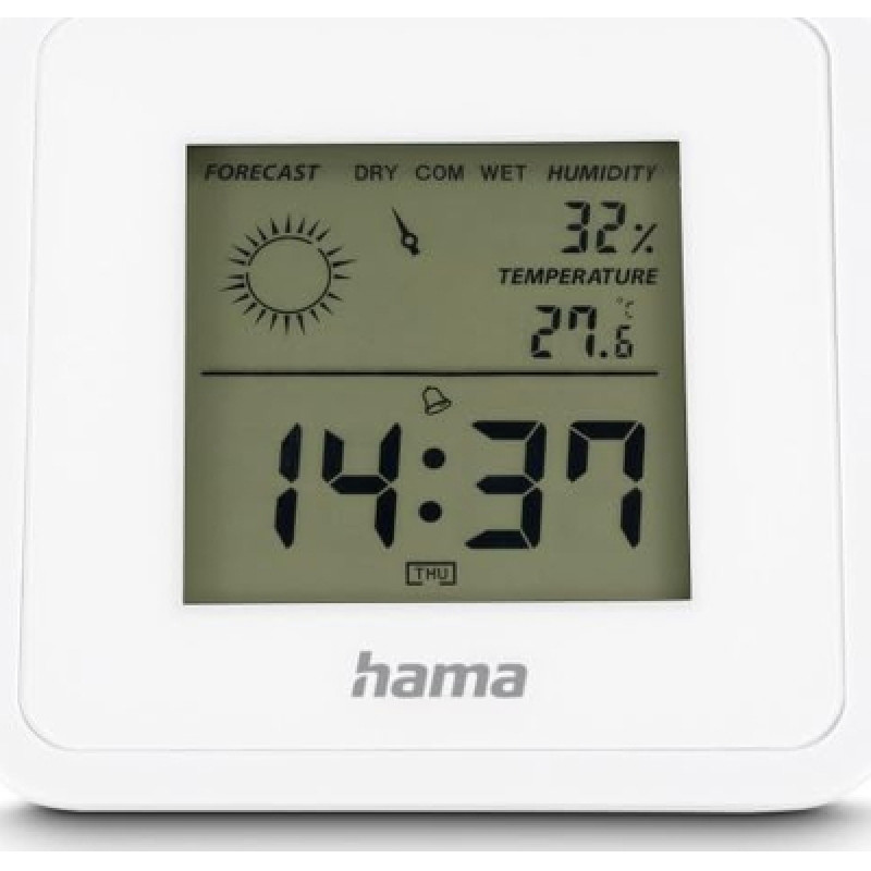 Термо-гигрометр Hama Borneo White (00185891)
