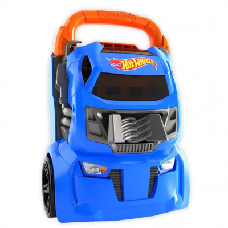Автотрек Hot Wheels Портативный трек-контейнер с 4 равнобедренными дорожками (HWCC14)