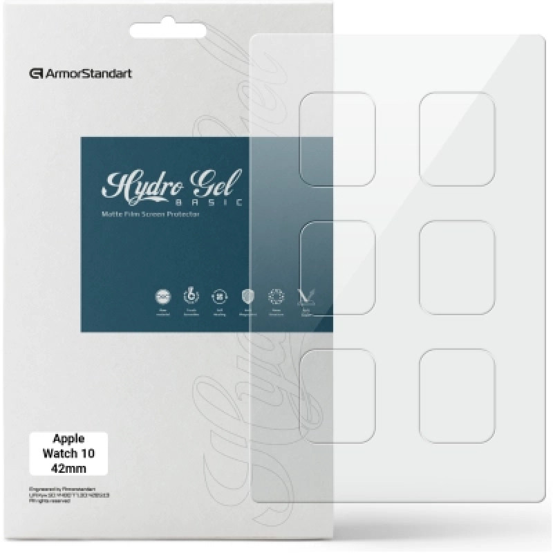 Пленка защитная Armorstandart Matte hydrogel Apple Watch 10 42mm 6 pcs (ARM91989)