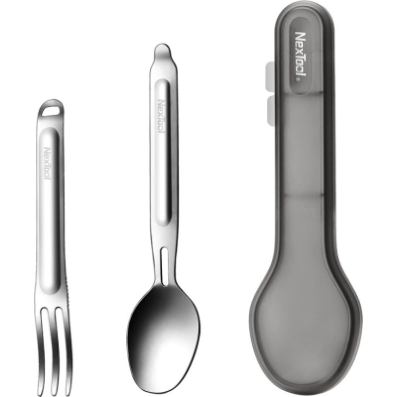 Набор туристической посуды NexTool Portable Stainless Steel Tableware, нержавіюча сталь (NE20133)