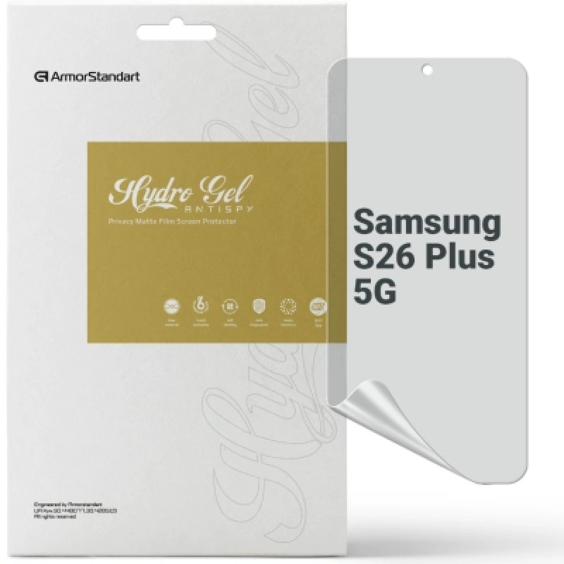 Пленка защитная Armorstandart hydrogel Anti-spy Samsung S26 Plus 5G (ARM89466)