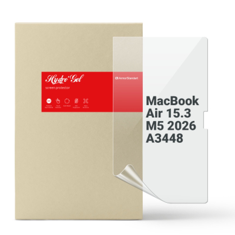 Пленка защитная Armorstandart hydrogel MacBook Air 15.3 M5 2026 A3448 (ARM91074)